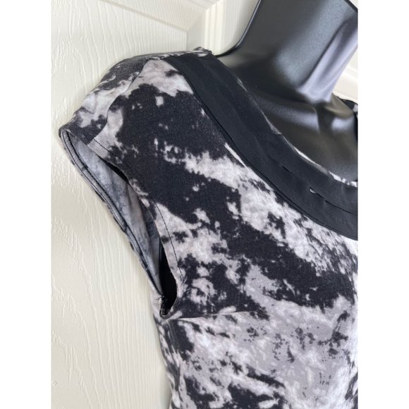 Ann Taylor Top Womens Sleeveless Black Multi Cotton Modal Round Neck Size Small - Picture 7 of 10